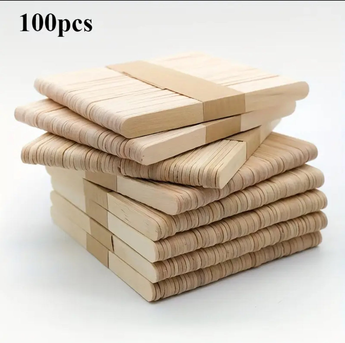 100-pack of wooden craft sticks