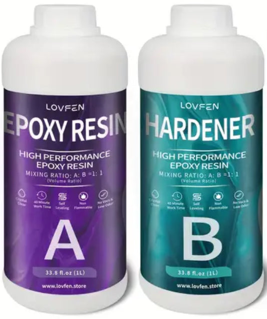 2L Epoxy Resin Kit (1L Resin + 1L Hardener)