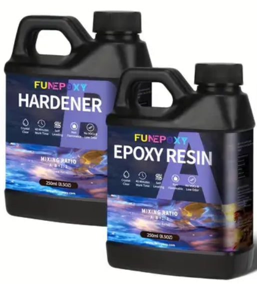 500ml Epoxy Resin Kit (250ml Resin + 250ml Hardener)