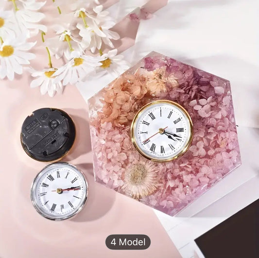 DIY Hexagonal Resin Clock Stand Mold