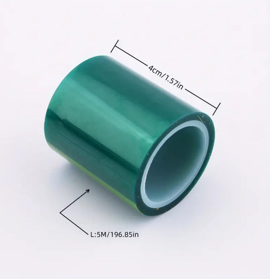 Traceable green resin tape