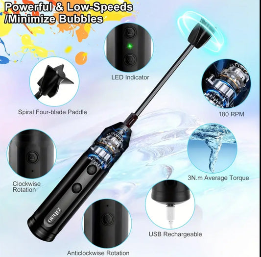 Advanced USB Rechargeable Resin Mixer: