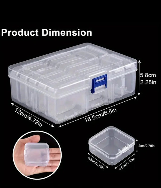14-Grid Plastic Storage Box