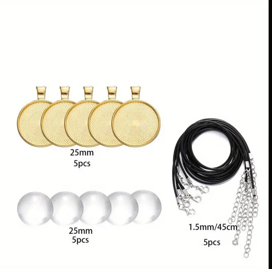 1 Set/15pcs Pendant Tray Kit