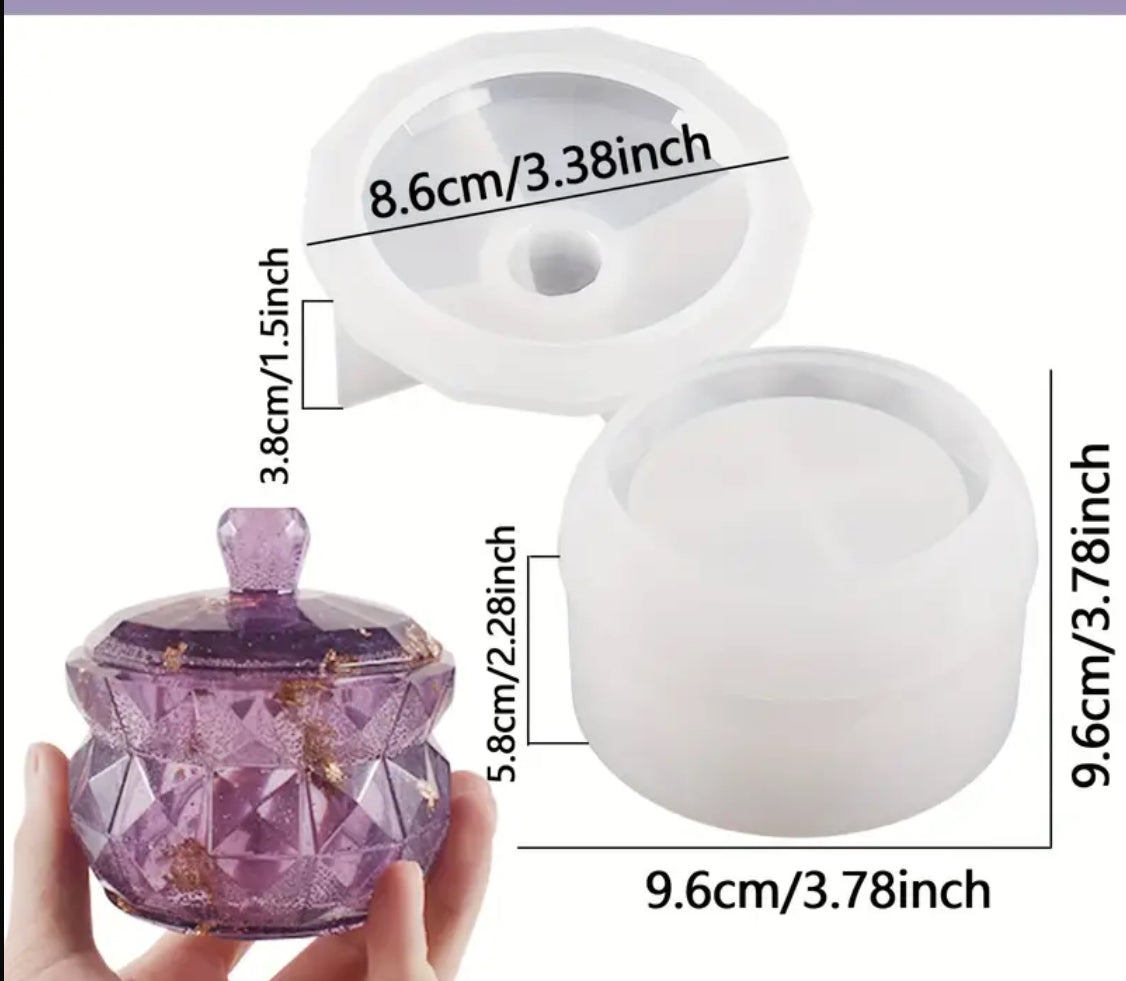 Irregular Shaped Resin Casting Molds for Jewelry Storage